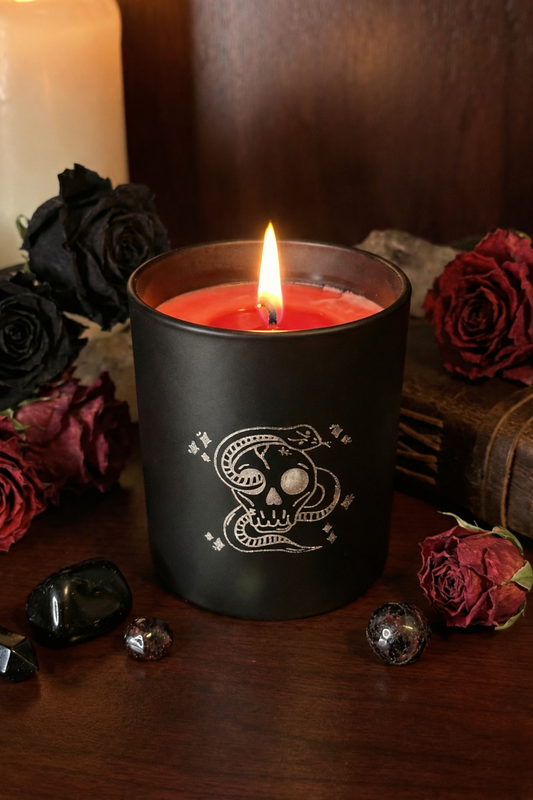 Ritual Candle — Blood Swirl Edition