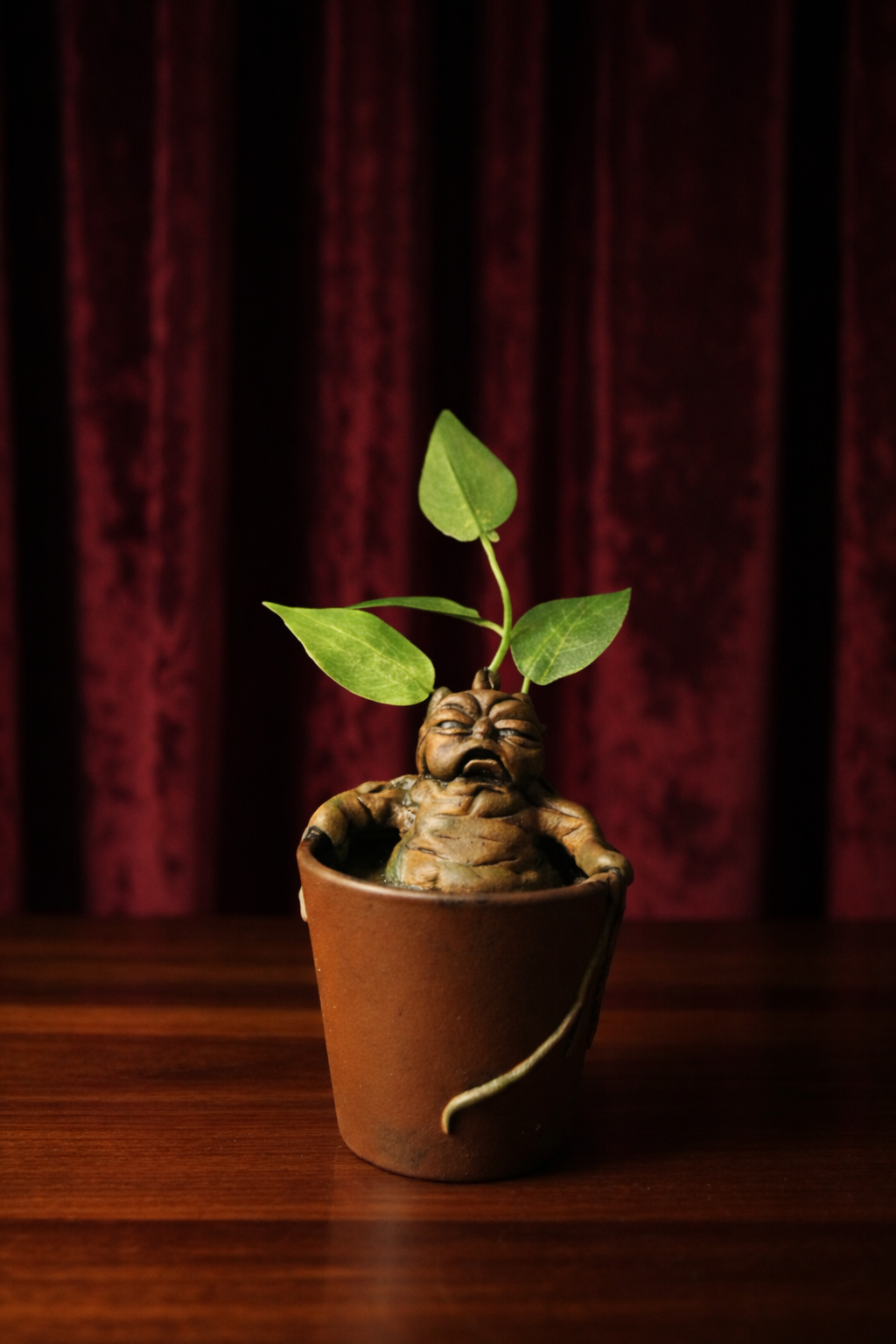 Rootling Mandrake Specimen — Potted Relic